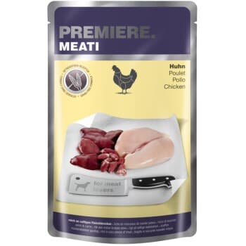 PREMIERE Meati nourriture humide chien adulte Poulet 5x500 g