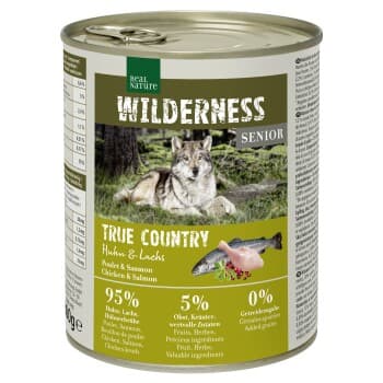 REAL NATURE WILDERNESS Senior True Country Huhn & Lachs 6x800 g